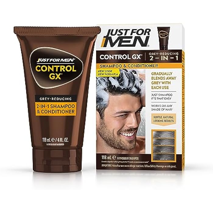 Just for Men Shampoo and Conditioner Control GX Grey Reducing 118 ml - Image 1